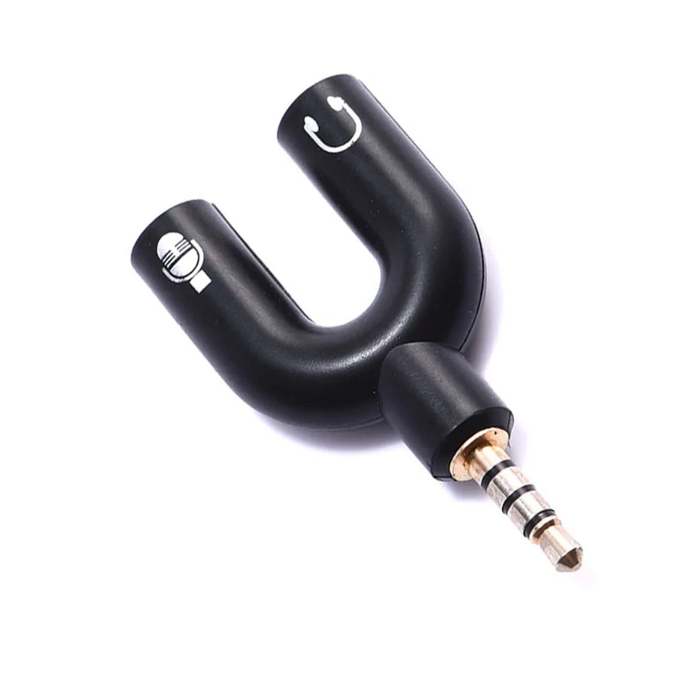 2 قطعة 3.5 مللي متر Y الفاصل كابل رئيس محول صوت ل المزدوج أنثى جاك ستيريو محول الثقيلة الأسلاك النحاسية سليم التوصيل المحمولة