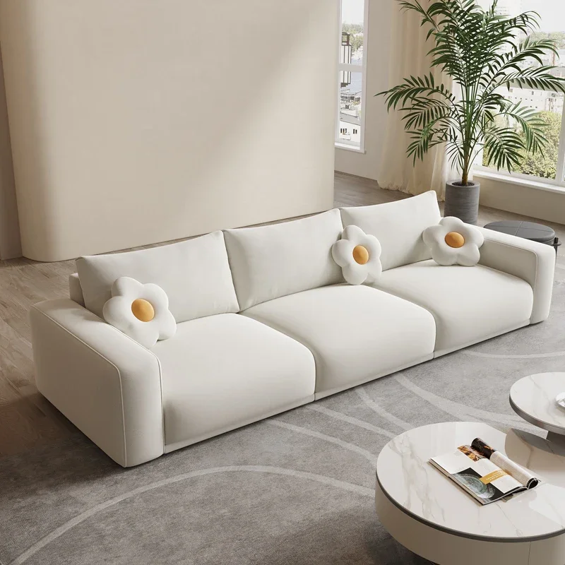 

Reception Corner Living Room Sofas Grande White Relax Quilted Sofas Minimalista Multifunctional Compression Sofa Chaise Lounges