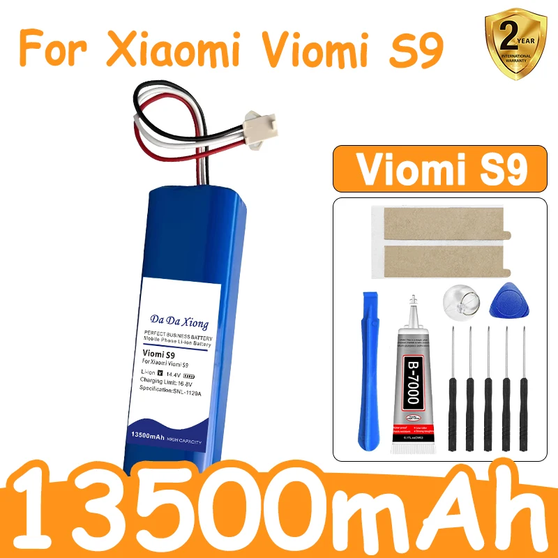 

Новый аккумулятор 13500 мАч для роботов-пылесосов XiaoMi Lydsto R1, Viomi S9, Roidmi Eve Plus