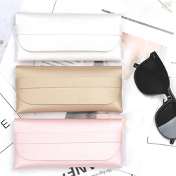 PU Leather Soft Glasses Bag Sunglasses Reading Eyeglasses Protective Cover Case Women Pouch Eyewear Protector Case Accessories