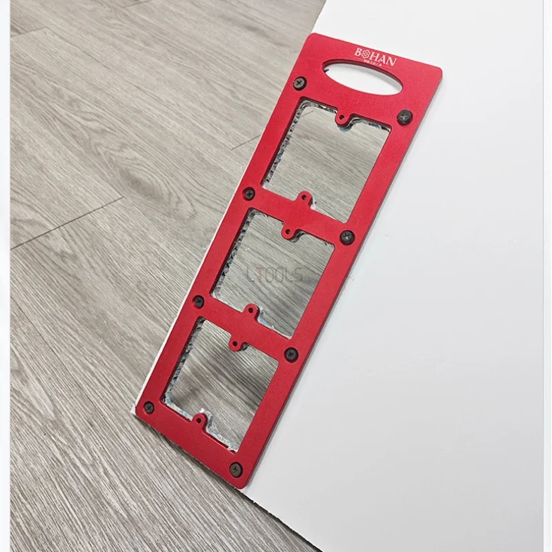 86 Sockets Wall Boxes Mounting Bracket Template Sockets Slotting Template Electrical Plug Stencil Tool Sockets Slotting Template