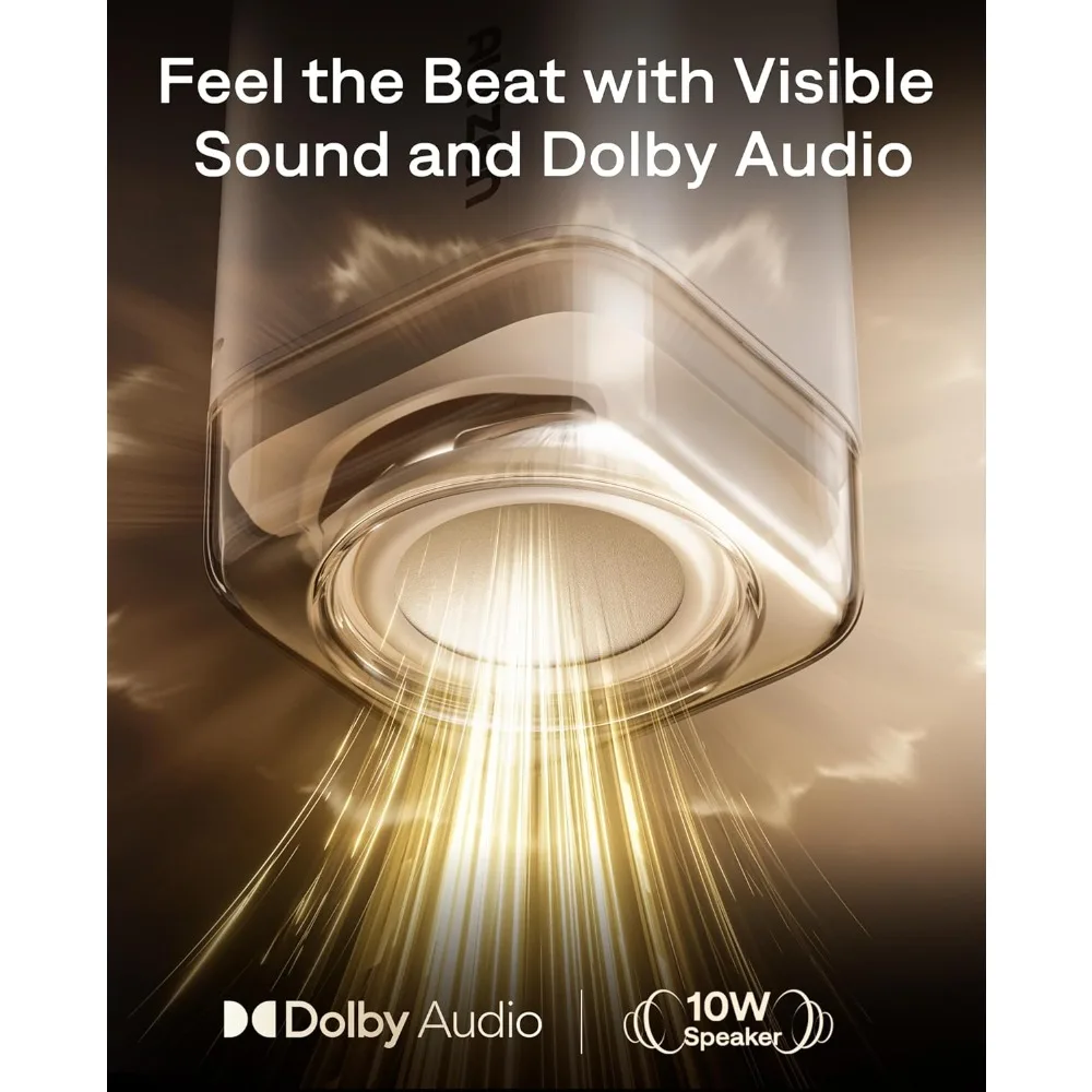 โปรเจคเตอร์วิดีโอ ไวไฟ บลูทูธ โปรเจคเตอร์พกพา สำหรับใช้งานนอกบ้าน ดูหนังที่บ้าน รองรับ 4K โฟกัสแบบเรียลไทม์ เสียงดอลบี้ ใช้พลังงานจาก USB-C