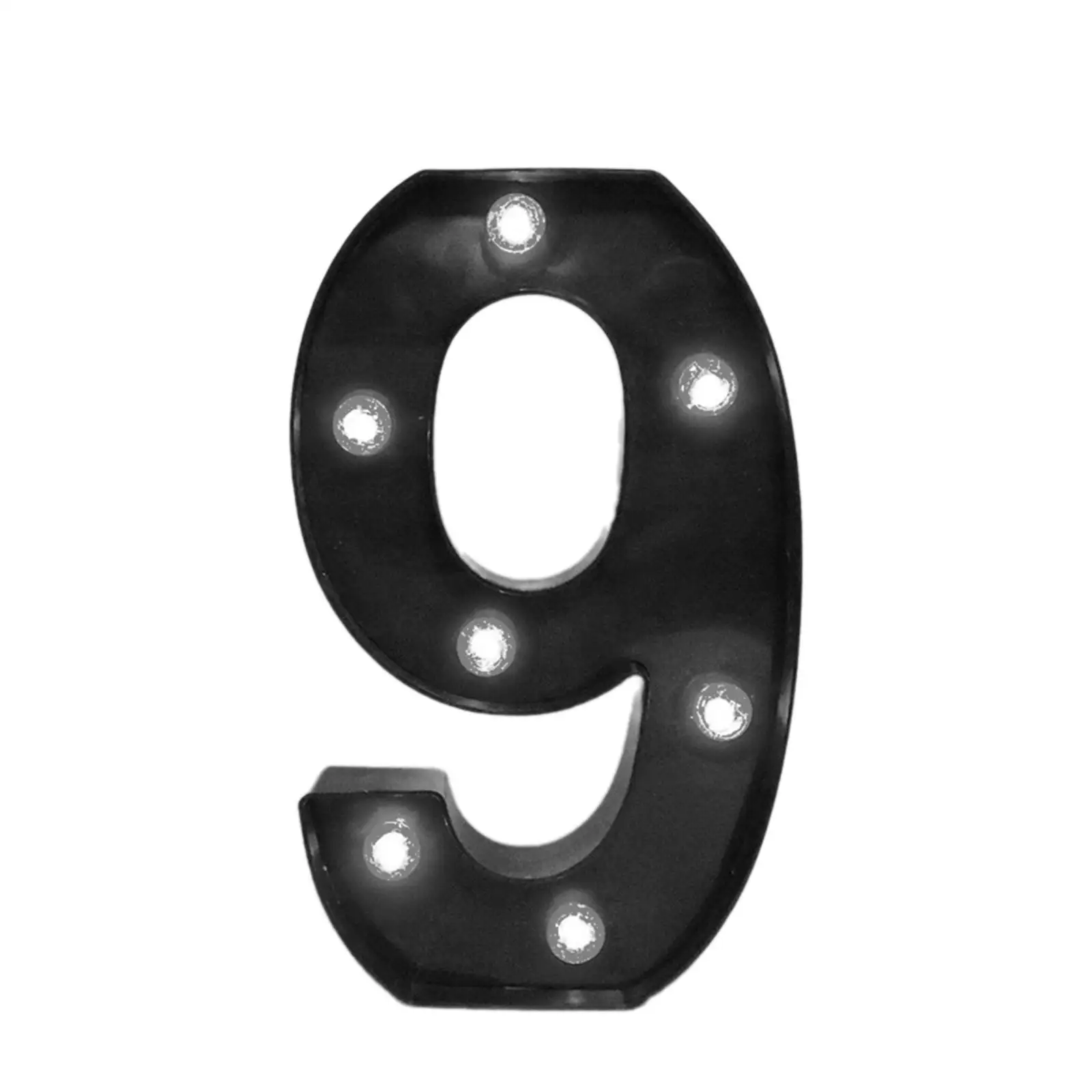 LED Number Light 9 Light up Number Sign for Anniversary Birthday Graduation