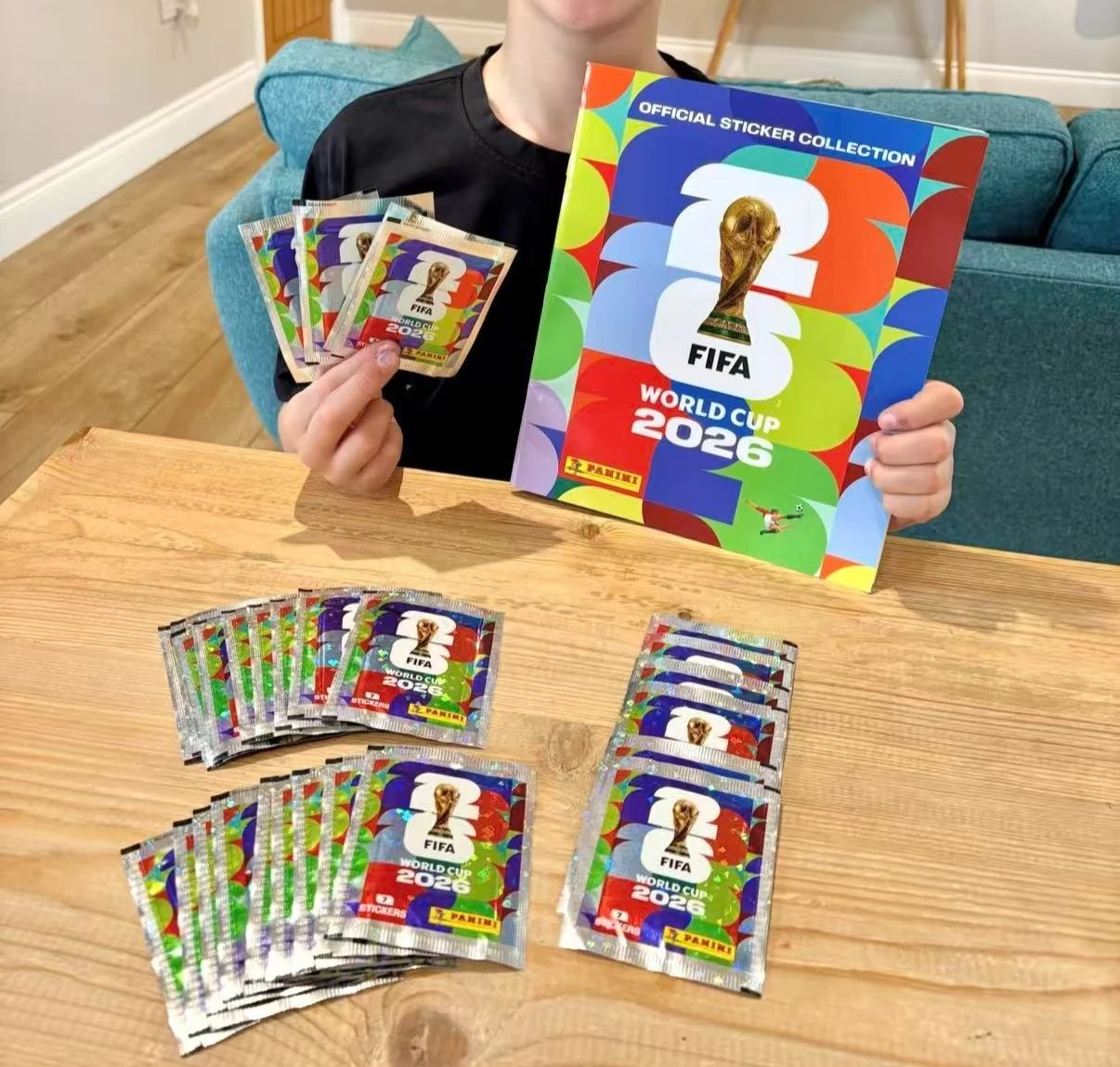 2026 Genuine Panini Official FIFA World Cup Soccer Card Sticker Pack Album Limited Edition Collection Soccer Memorabilia Set