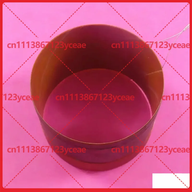 For Loudspeaker Rebuild 65‑Core 65.5mm Round Wire Bass Voice Coil Fiberglass Bobbin Spare Component