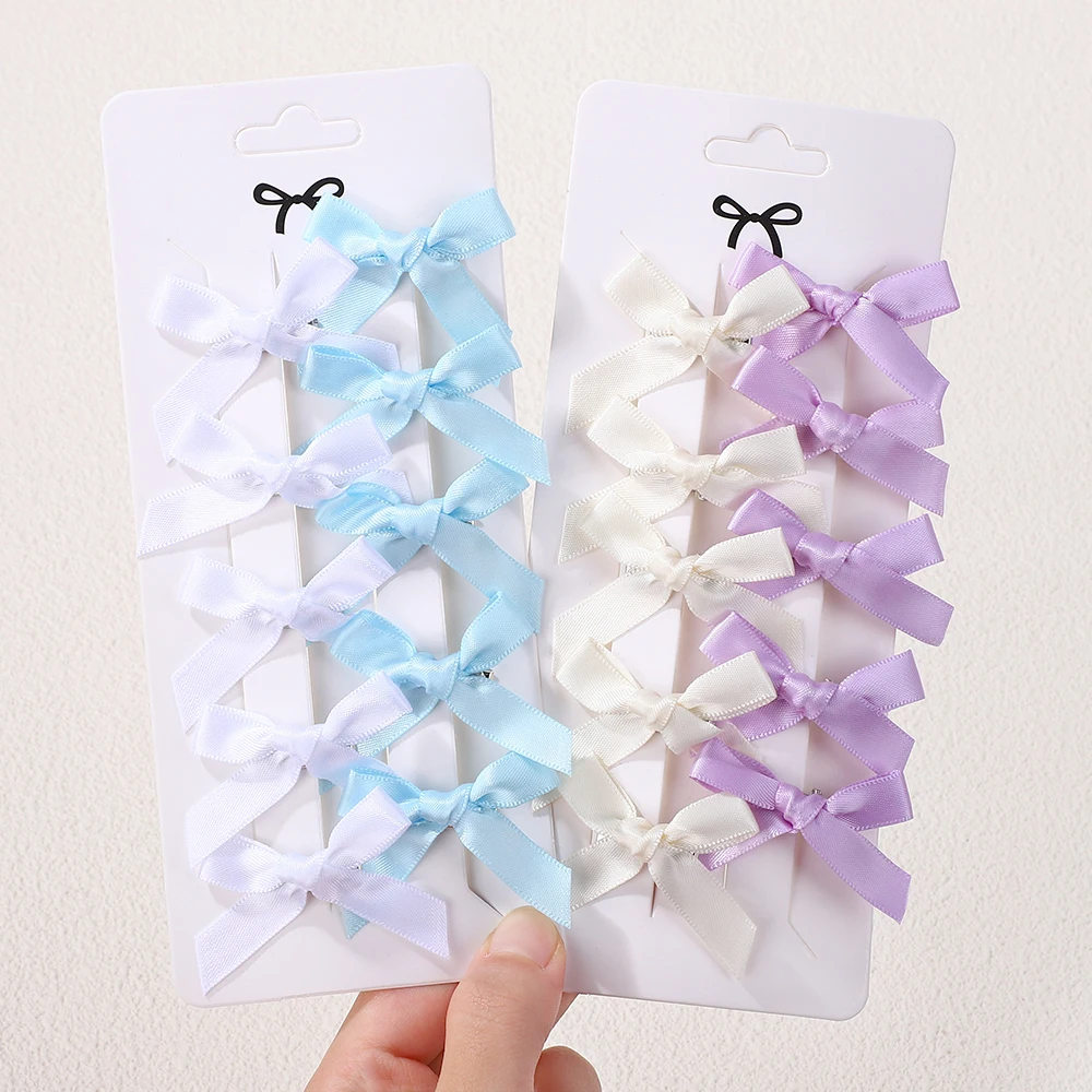 10 قطعة/المجموعة الاطفال الحلو بلون البسيطة الانحناء مشبك شعر للطفل الفتيات الباليه نمط جديد الشريط مضفر إكسسوارات الشعر بالجملة