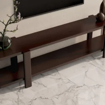New Chinese-style Small Apartment Living Room Full Solid Wood TV Cabinet Coffee Table Combination Modern Simple Bedroom TV