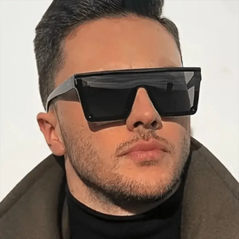 Fashion Oversized Square Brand Sunglasses Women Unisex Sun Protection Sun Glasses Summer Outdoor UV400 Man Eyewear