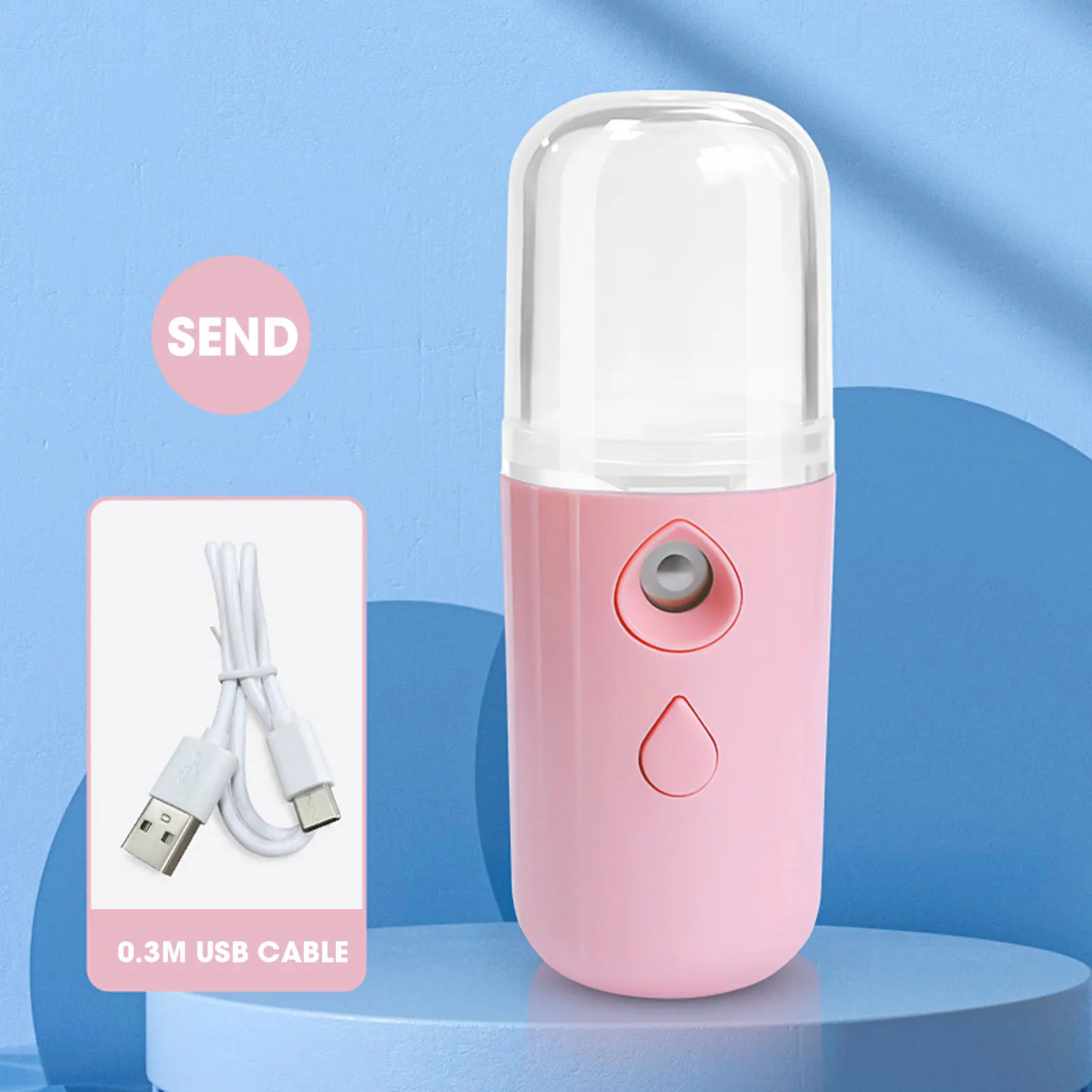 

Mist Sprayer Humidifier Face Steamer Moisturizing Beauty Instruments Face Skin Care Tools Mist sprayer nano spray Nebulizer