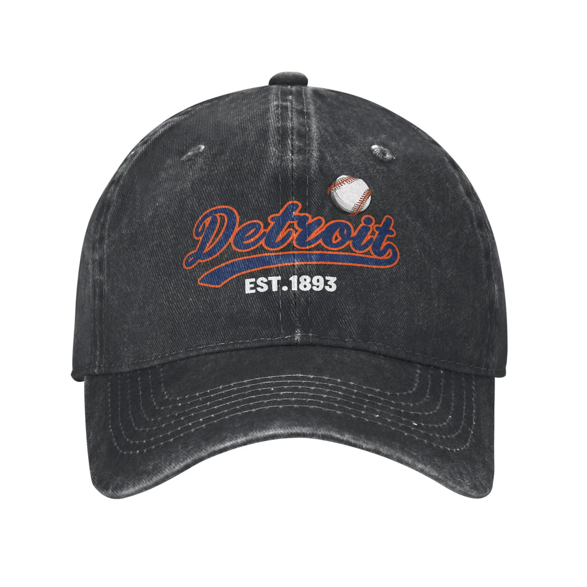 

Кепка One Detroit City Fans, бейсболка, разработанная для любителей бейсбола, регулируемая и подходит для всех полов.