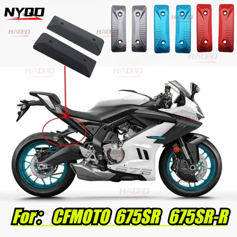 Motorrad-Fußrastenabdeckung zum Entfernen des Lochs für CF 675SR-R 675SR 675 SR 675SRR – Zubehör aus Metalllegierung
