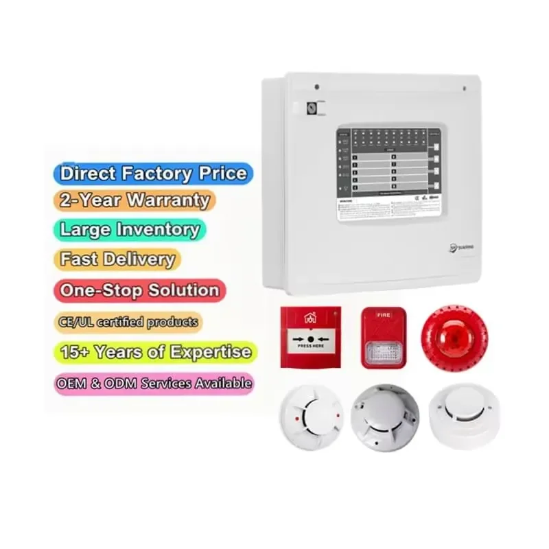 Conventional Fighting Fire Alarm Panel Controller Fire Protection System with High Alert Features