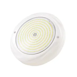 Luces LED impermeables para piscina, iluminación de punto subacuático de plástico montado en la pared, con relleno de resina, blanco frío, RGB, encendido y apagado, IP68, 18W, 42W, 12V