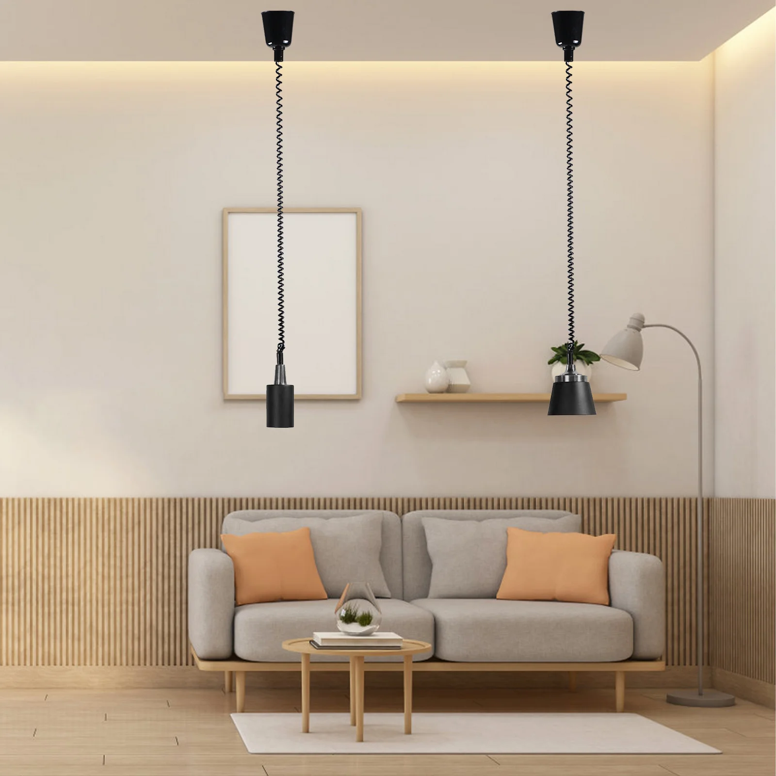 Intrekbaar snoervervanging voor voedselverwarmerlamp 1,5 m verstelbaar hangend touw, plafondgemonteerd warmtelampsnoer, commercieel voedsel