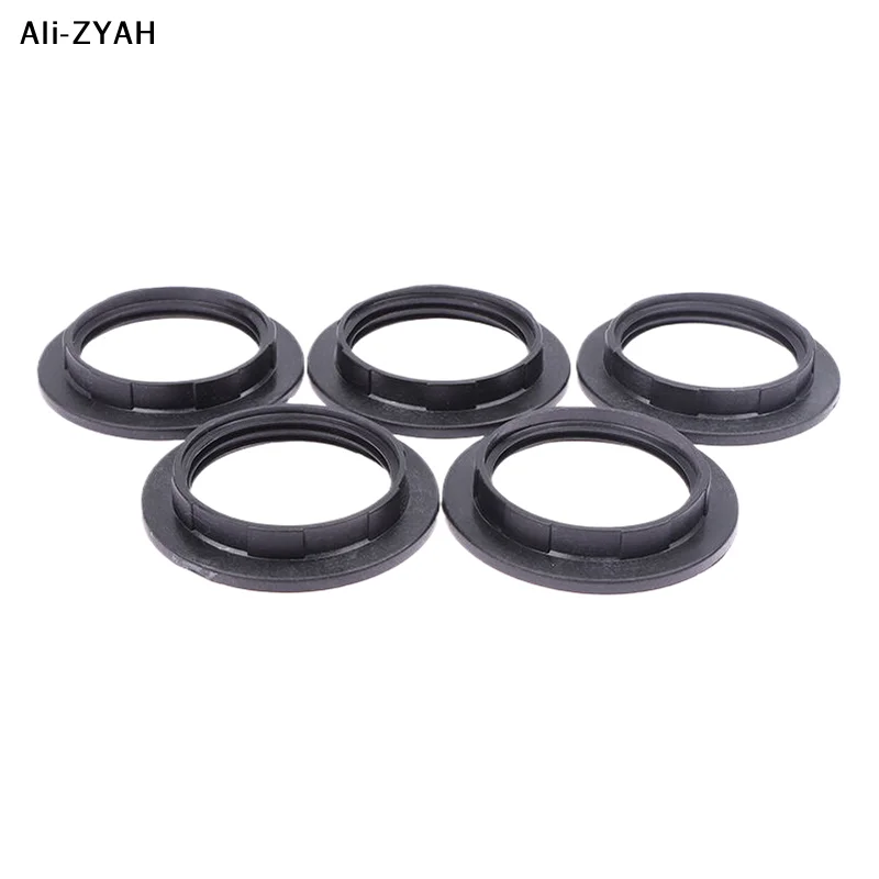 

【AH】5pcs E14 / E27 Lampshade Collar Rings Threaded Candelabra Base Retainer Lock Light Shades Socket Reducing Ring Bulb Holder