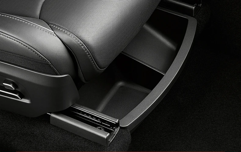 YZ Unter-Sitz-Aufbewahrungsbox für Tesla Model YL 6-Sitzer 2026 Schublade Vorder- und Rücksitz Unterer Organizer-Ablagefach Auto-Innenausstattung Zubehör – Detail 2