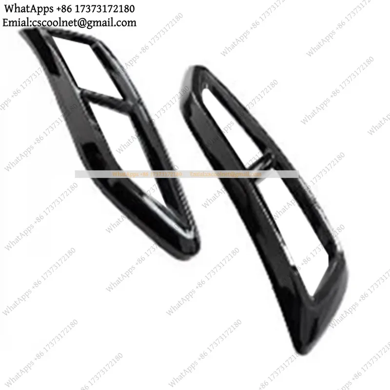 k06 For VW Tiguan L 2022 Rear Bumper Exhaust Muffler Tail Pipe Trim Sticker