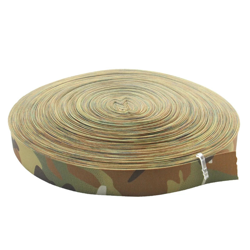 Quality 2.5CM All  Camouflage Pure Nylon Edging Strip  Fan DIY Single-Sided Edging Strip