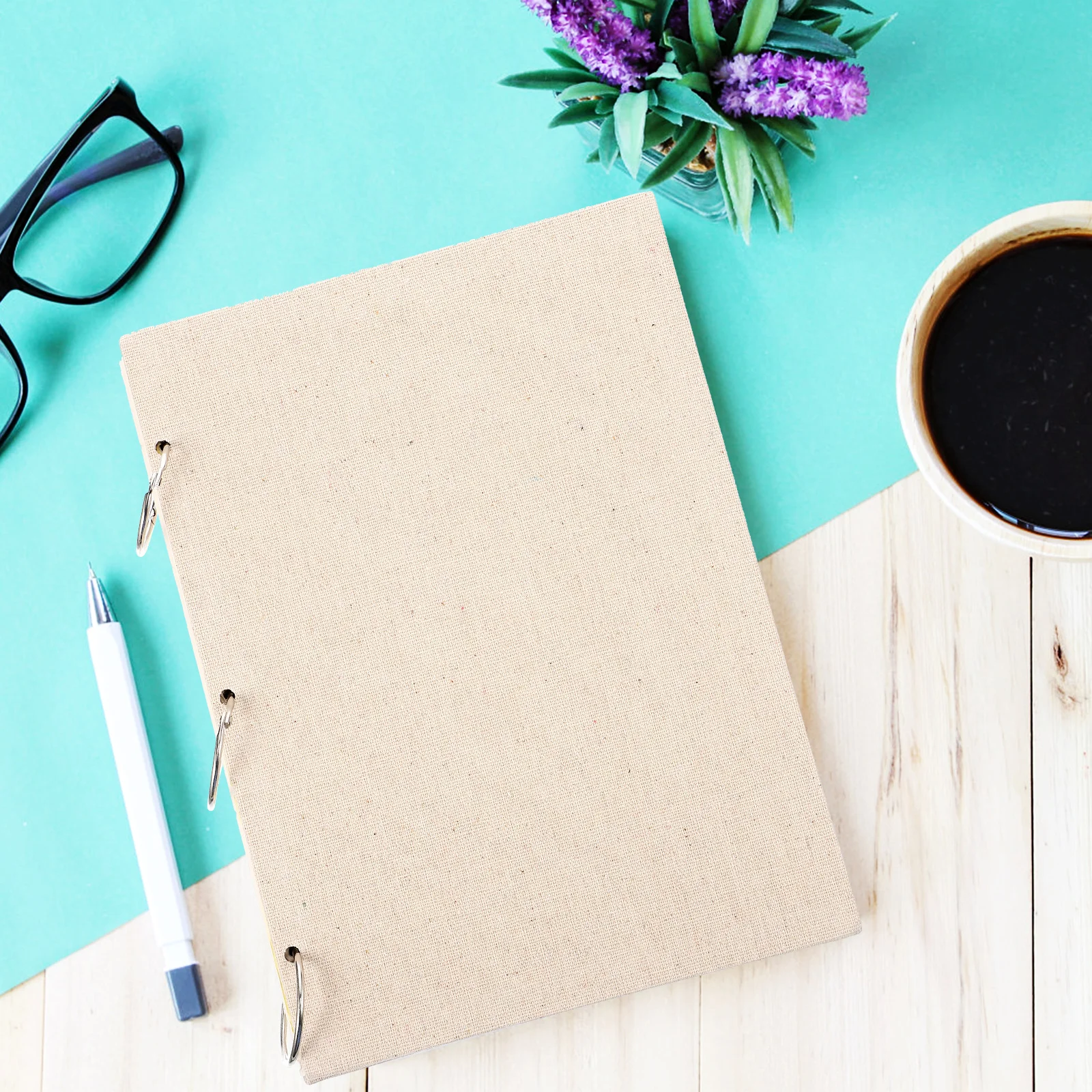 

16k Drawing Notepad Fine Texture Professional Comfortable Experience Loose Leaf Replaceable Inner Pages Durable