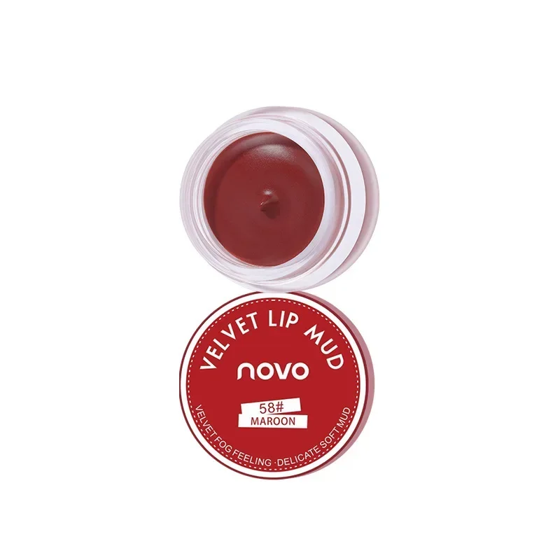 NOVO Mousse lápiz labial mate de terciopelo, bálsamo labial hidratante de larga duración, esmalte labial impermeable, belleza labial, Cosméticos de maquillaje