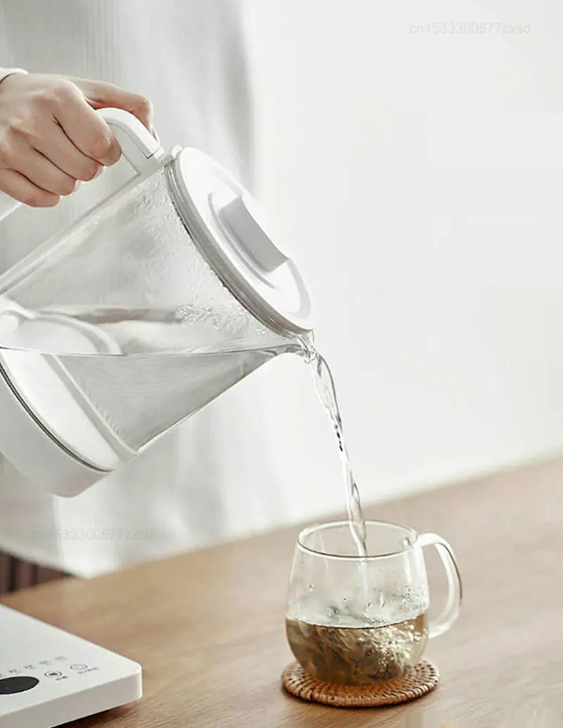 Olayks الصحة وعاء 1.5L المنزلية متعددة الوظائف غلاية كهربائية NTC ذكي التحكم في درجة الحرارة براد شاي غلاية المياه الذكية