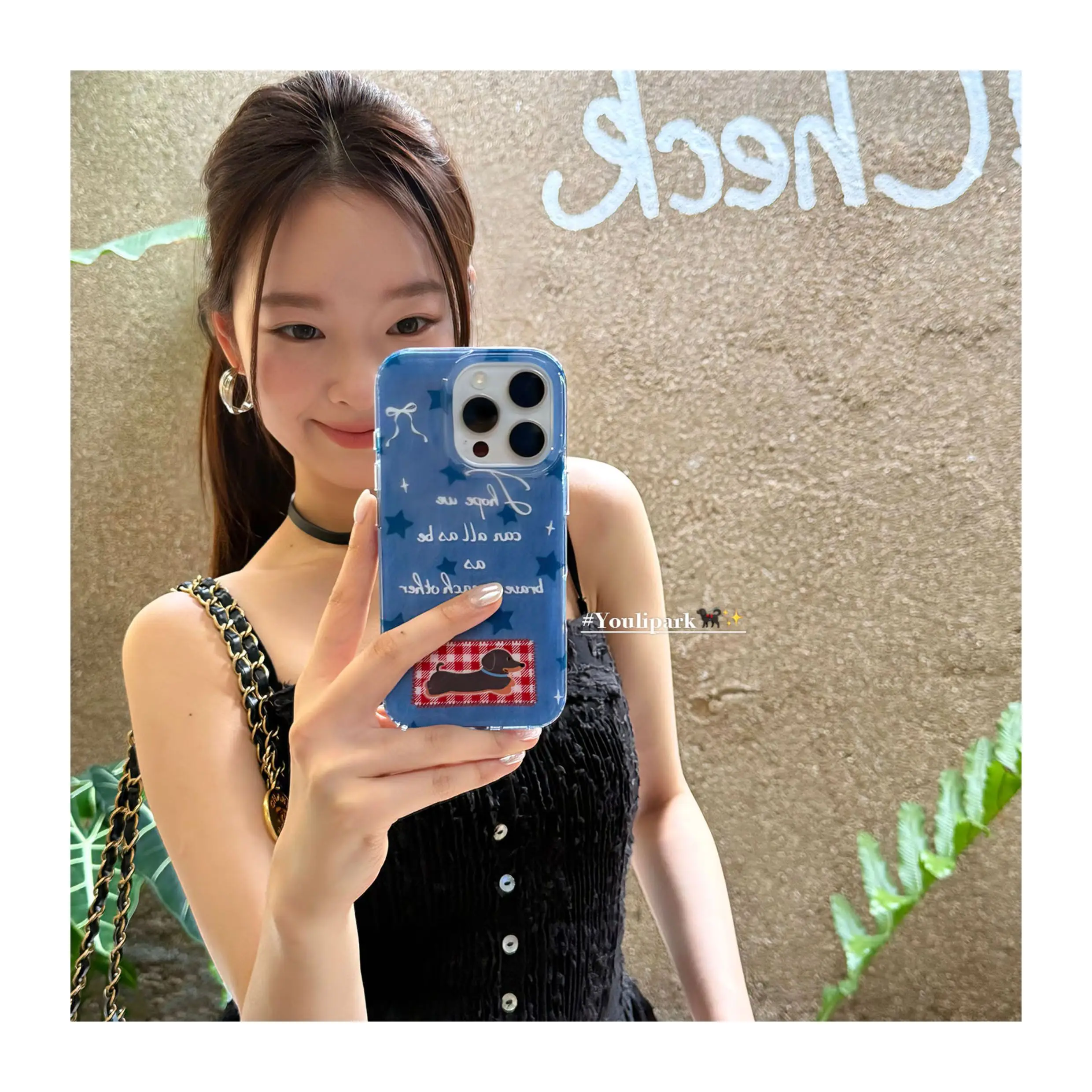 Чехол для телефона Ins Cute Retro Cowboy Blue Star Sausage Dog с рисунком для iPhone 17, AIR 16, 15, 14, 13, 12, 11 Pro Max Y2K, прозрачный черный чехол