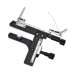 Microscoop Beweegbare podiumschuifmaat met schaal Bevestigbaar mechanisch podium X-Y Zeer nauwkeurige vernier Biologische testeraccessoire