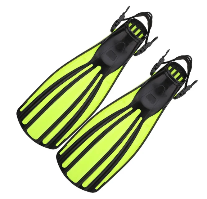 Diving adjustable open heel diving shoes deep diving lungs long fins mid-length fins marine diving fins