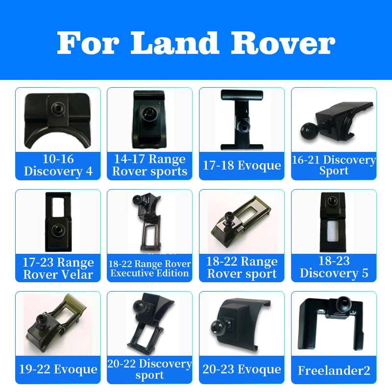 For Land Rover Evoque Velar Executive Discovery 4 5 Range Rover Sport Accessories Car Phone Bracket Buckle Holder Special Base