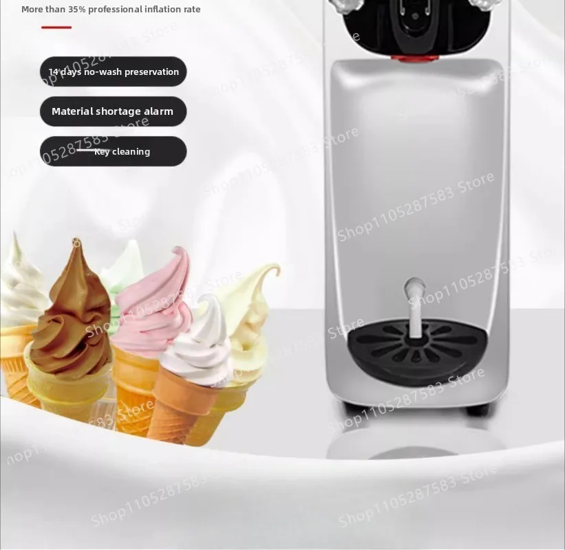 Ice cream machine commercial countertop small cone ice cream maker st16e fully automatic street vendor ice cream machine