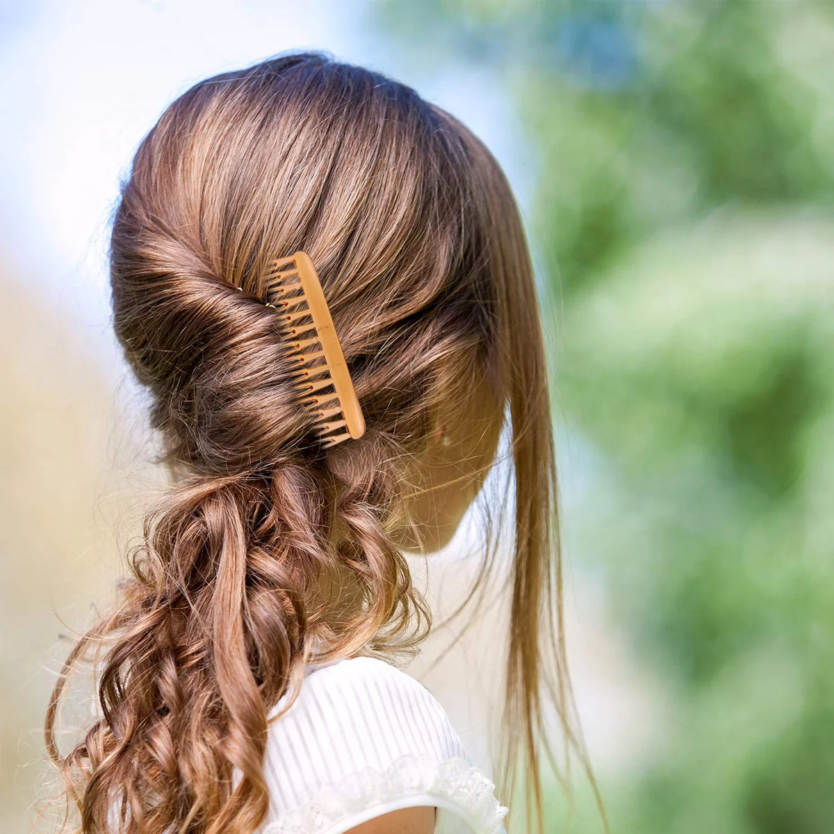 

15Pcs Wave Plastic Hair Clip Combs Side Combs Hair Accessories for Women Anchoring Tiaras Headdresses DIY Crafts