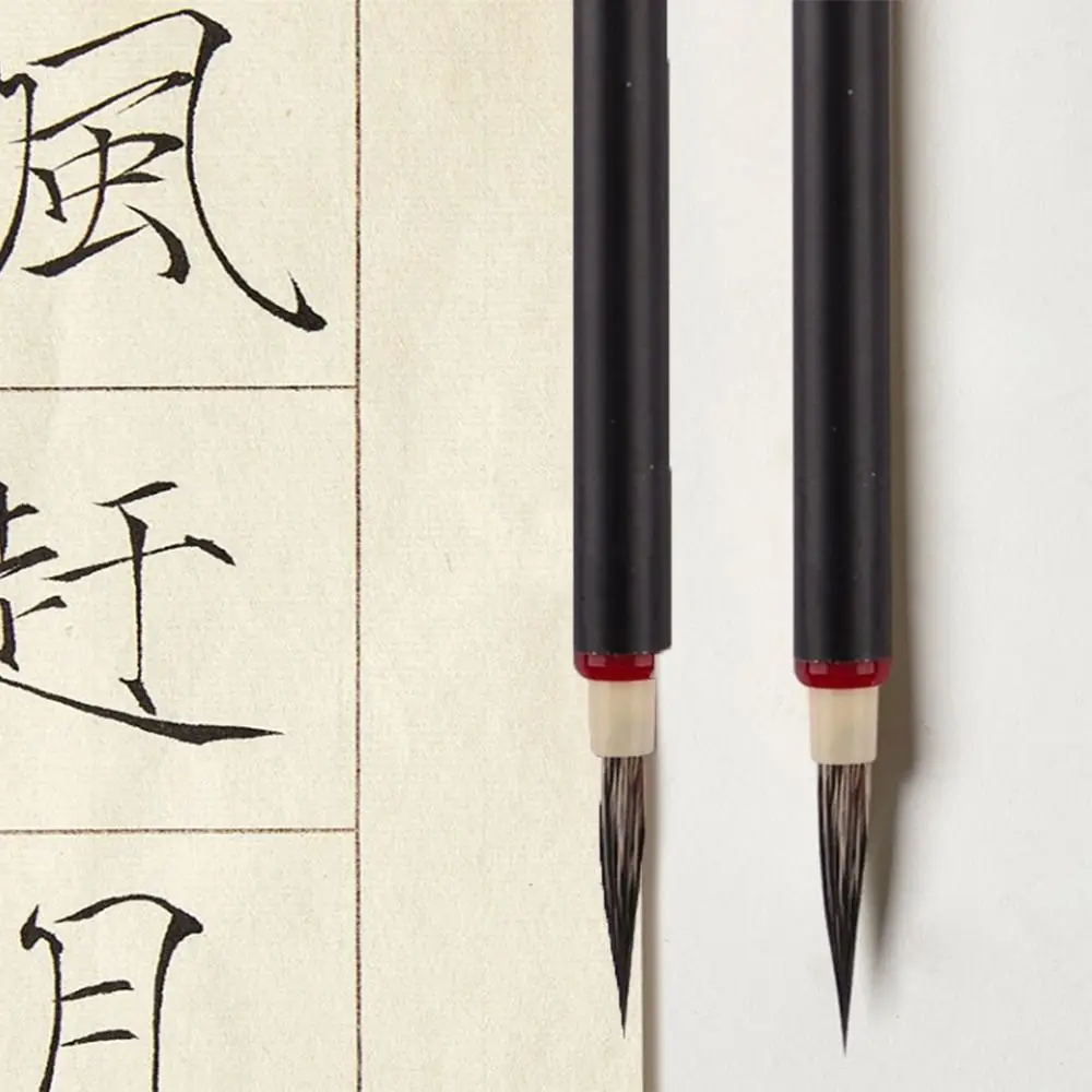 Oil Watercolor Chinese Calligraphy Brush Oil Painting Script Scriptures Writing Brush Wolf Hair Art Hook Line Fine Paint Brush