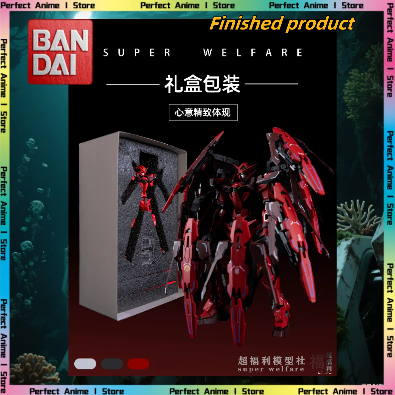 

Готовая модель Bandai MG Energetic Angel, изменение цвета, серафит восьми дракона, OEM, изготовленная на заказ сборка