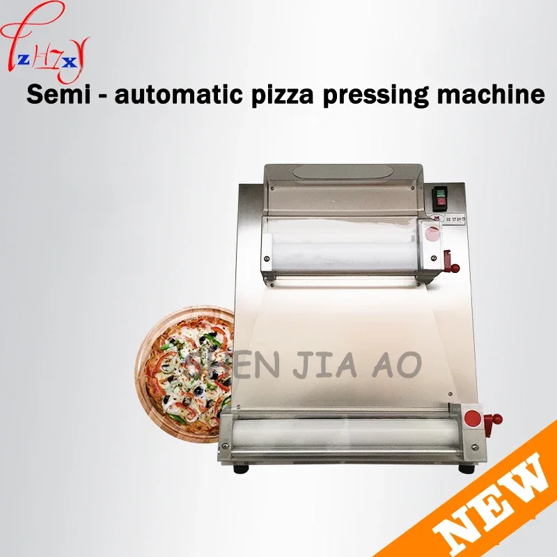 220V 370W DR-1V Commercial Stainless Steel Pizza Bottom Press Machine 3-15 inch Pizza Dough Machine Easy to operate