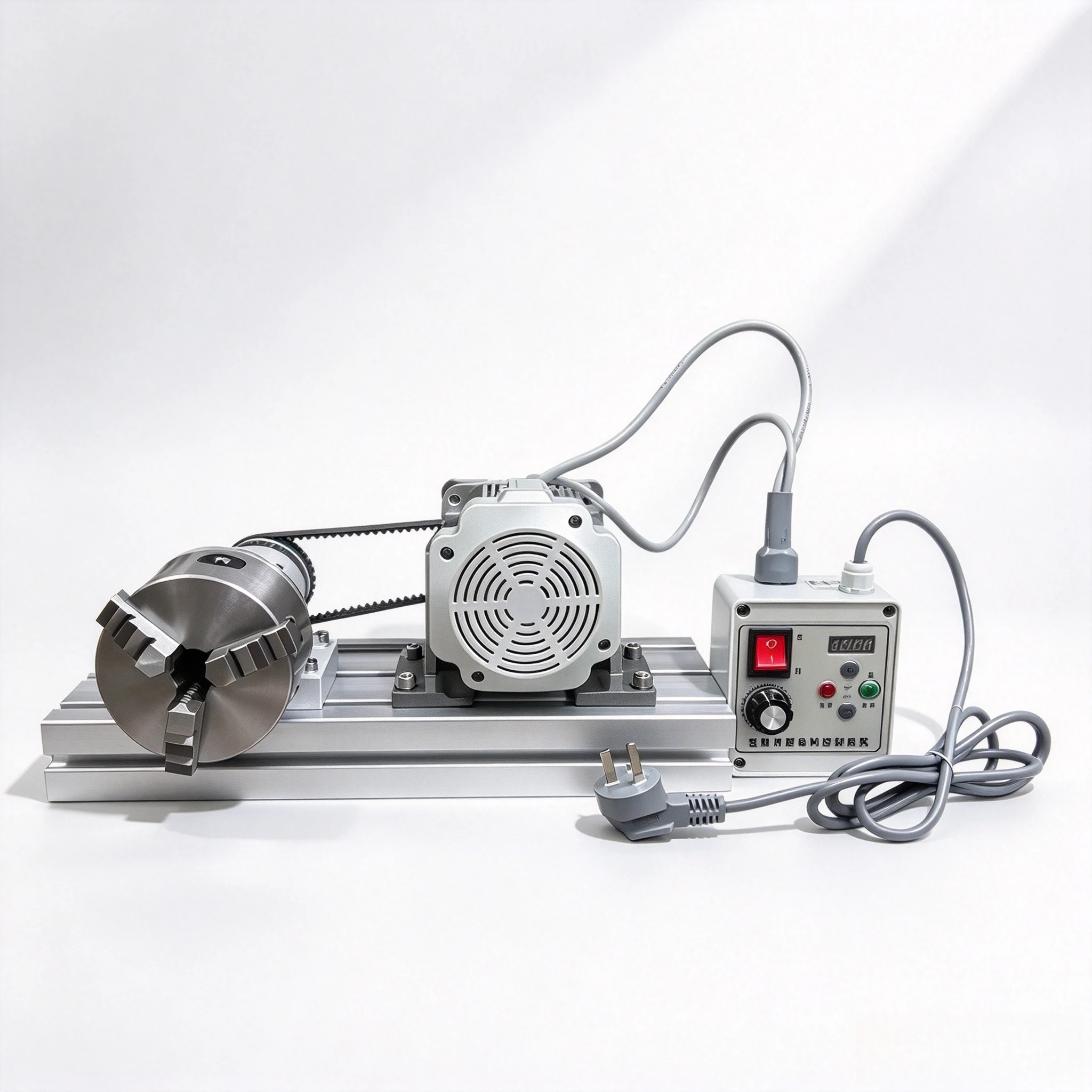 Small  Complete Set of Motor Chuck Spindle Assembly Woodworking Bead Machine Electric Polishing Rod Repairing Machine