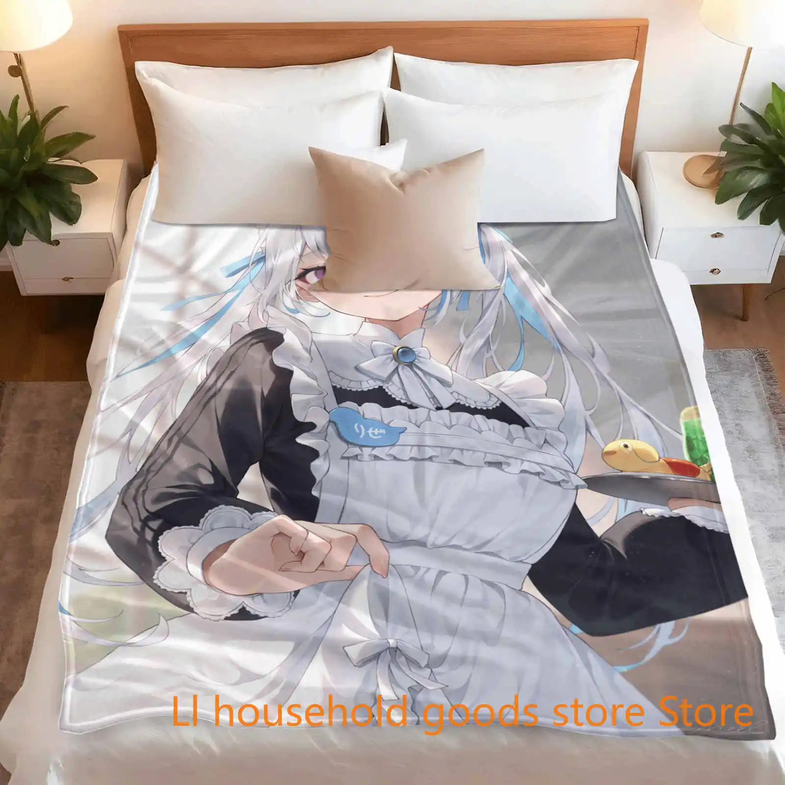 Ellie Printed Blanket for Sofa Bed Cover Blanket Cartoon Sofa Blanket Child Adult Gift