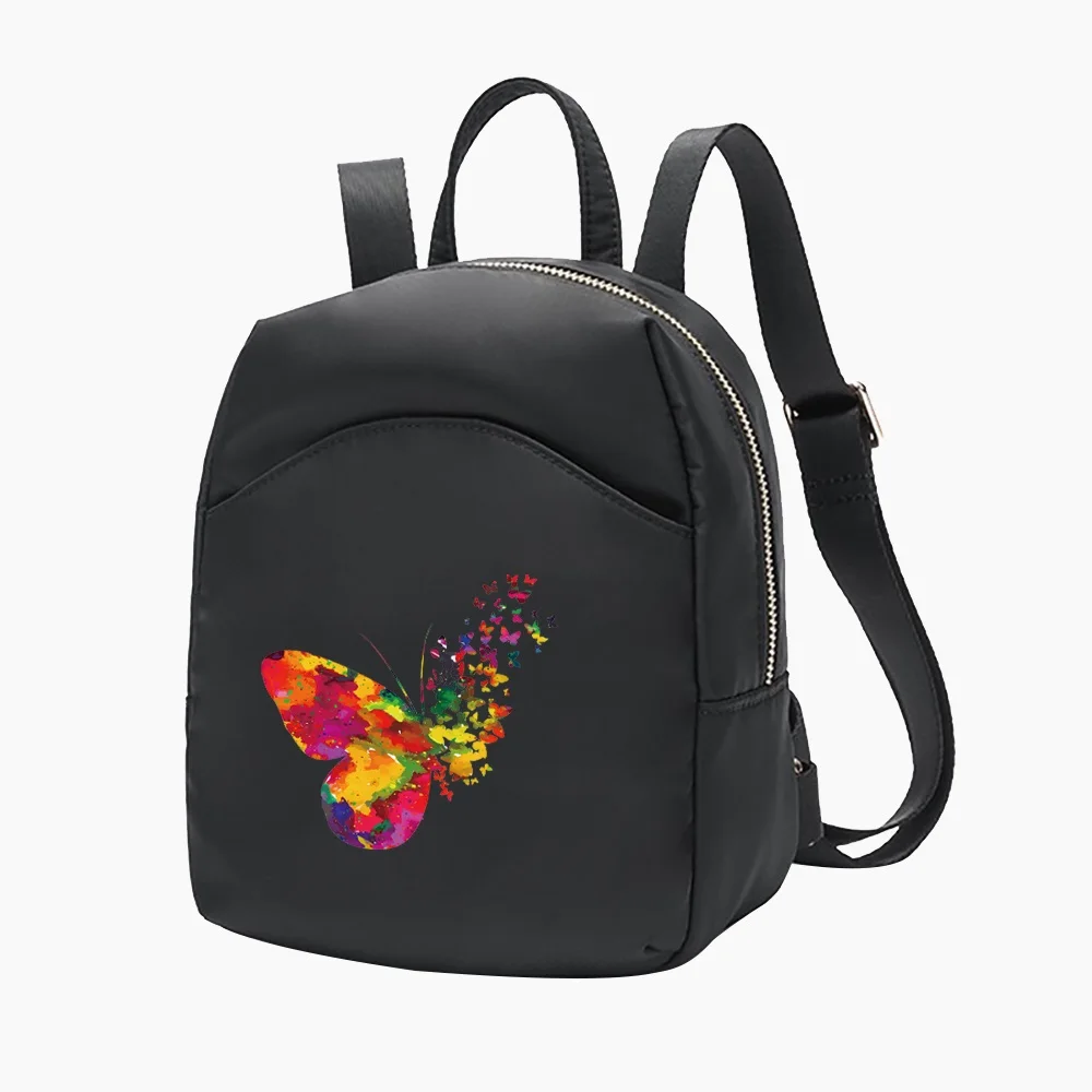 2022 Women's Mini Backpack Travel School Bag for Girl Crossbody Bag Designer Backpacks Butterfly Series Pattern Shoulder Bag