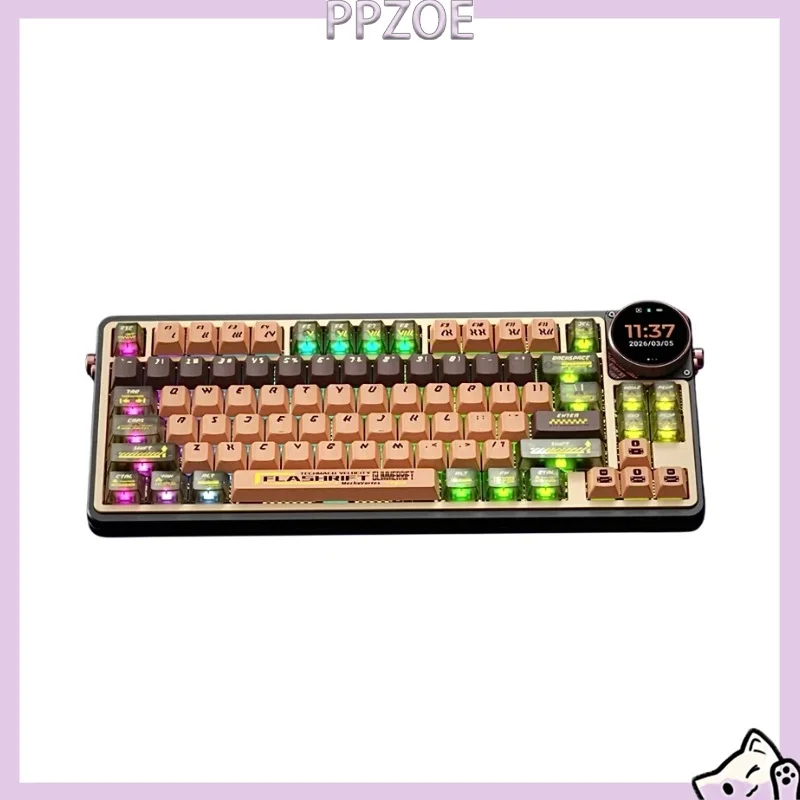 Keychron Z1 Max 75% Layout Custom Mechanical Keyboard Triple Mode Wireless Aluminum Chassis Premium Keyboard For FPS Games