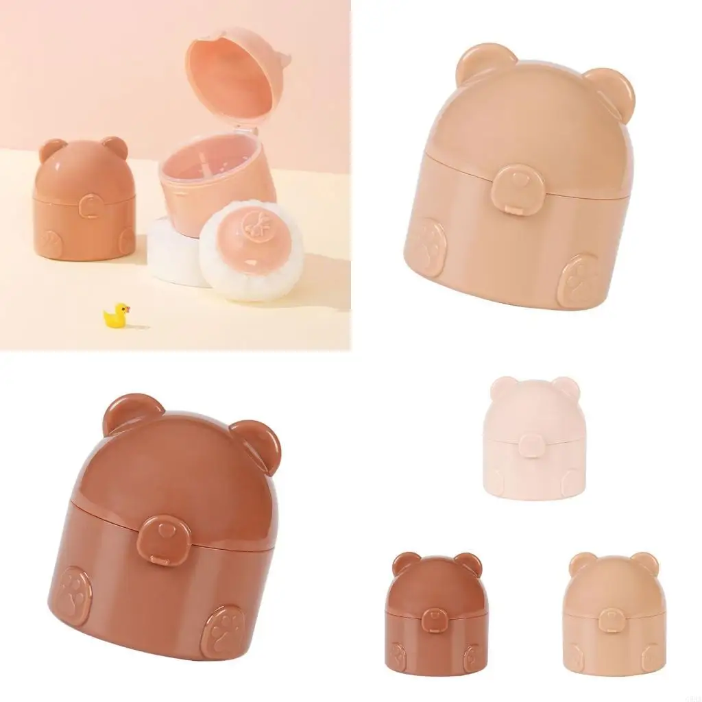 

C5AA Friendly Plastic Puorge Puff Contain