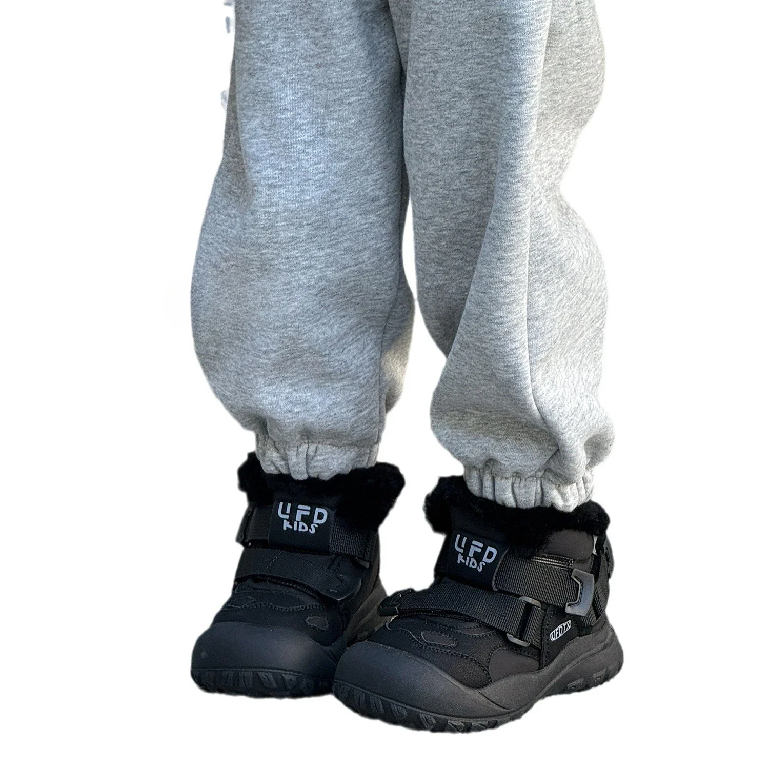 

Winter Children's Boys Girls Outdoor Sports Webbing Platform Elastic Ankle Boots Kids Toddler Warm Anti Slip Short Boots