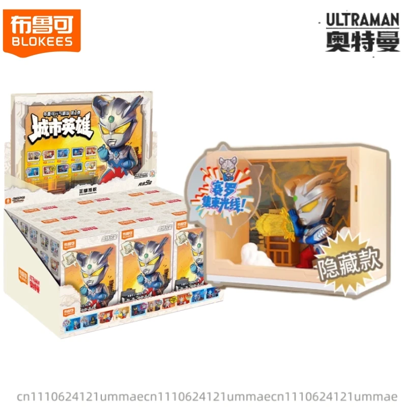 

BLOKEES Ultraman Building Blocks Vitality Theater 1st Toy City Hero Taiga Reiga Zetton Belial Geed Assembly Model Ornament Gift