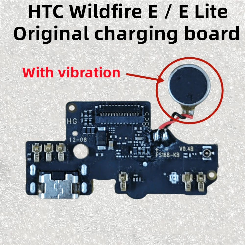 

Высококачественный оригинальный порт зарядки для HTC Wildfire E E Lite, печатная плата USB для мобильного телефона, динамик, FS168-KB