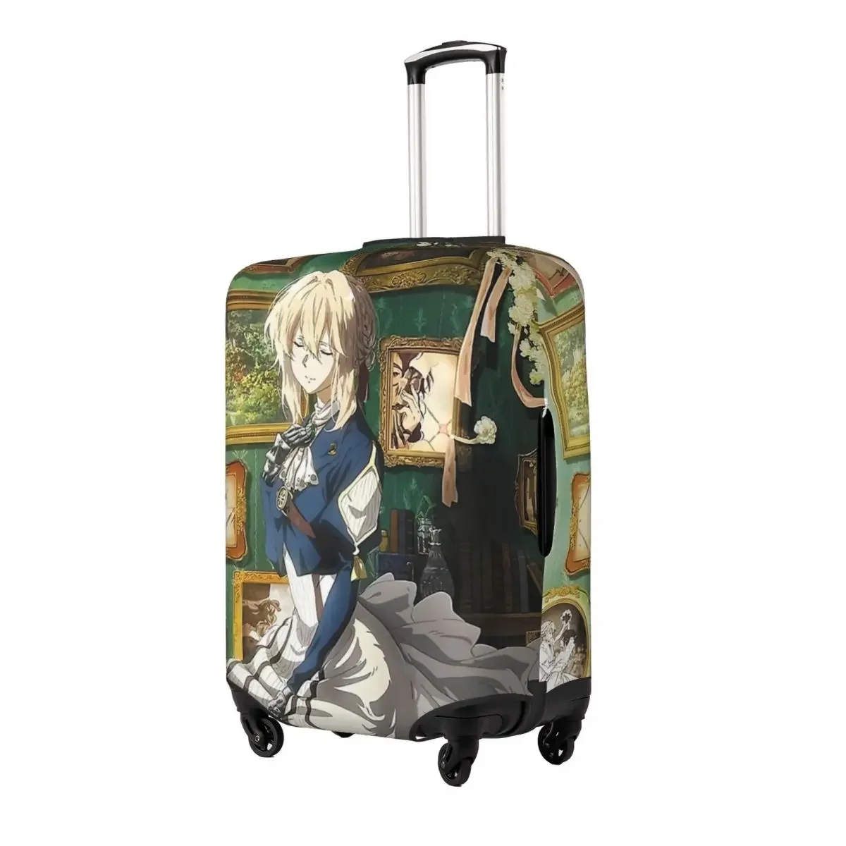 Violet Evergarden Manga Print Luggage Protective Dust Covers Elastic Waterproof 18-32inch Suitcase Cover Travel Accessories