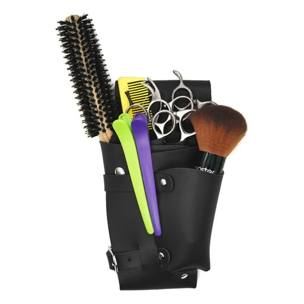 Anti-wear Barber Styling Scissors Clips Brushes Waist Holster Bag Holder