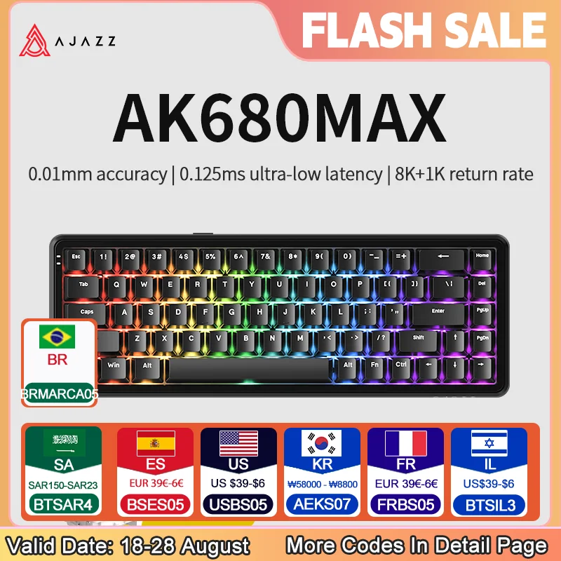 Ajazz Ak680Max-Wire… - image
