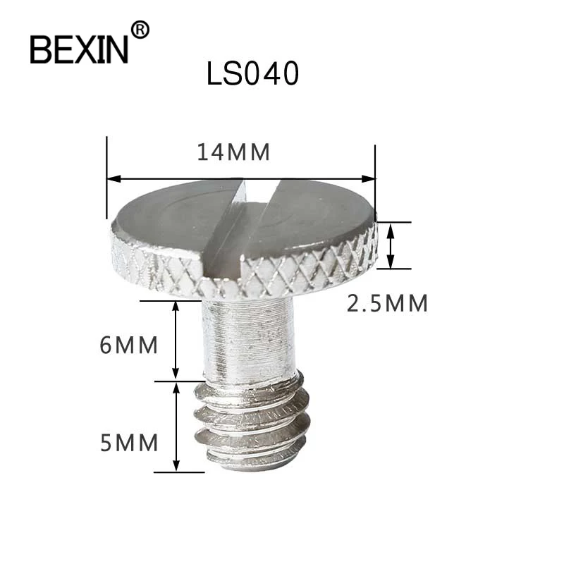 BEXIN LS040 Camera Screw D Shaft D-Ring 1/4\