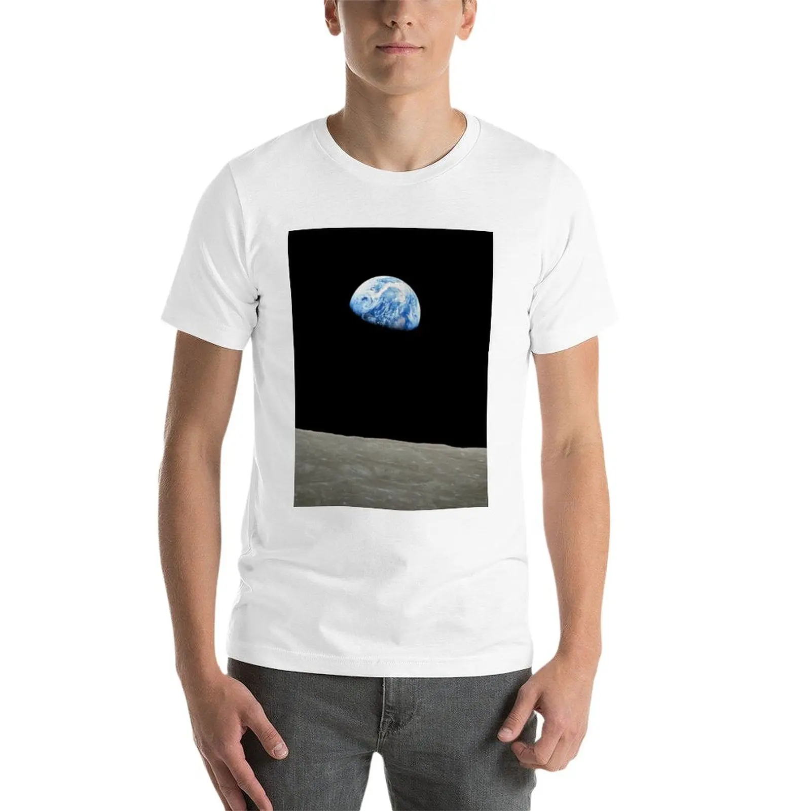 New PALE BLUE DOT T-Shirt T-shirt short t-shirts man mens clothes