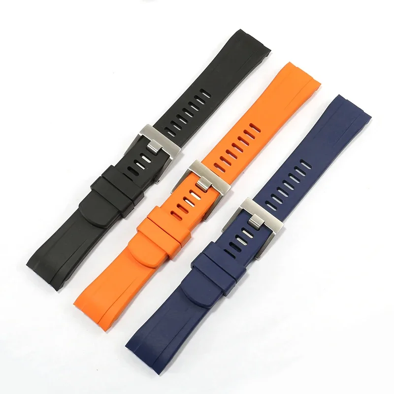 Cinturino in gomma fluorurata PEIYI da 22 mm adatto per cinturino in silicone Seiko PROSPEX serie SRPE99K1/SRP777J1