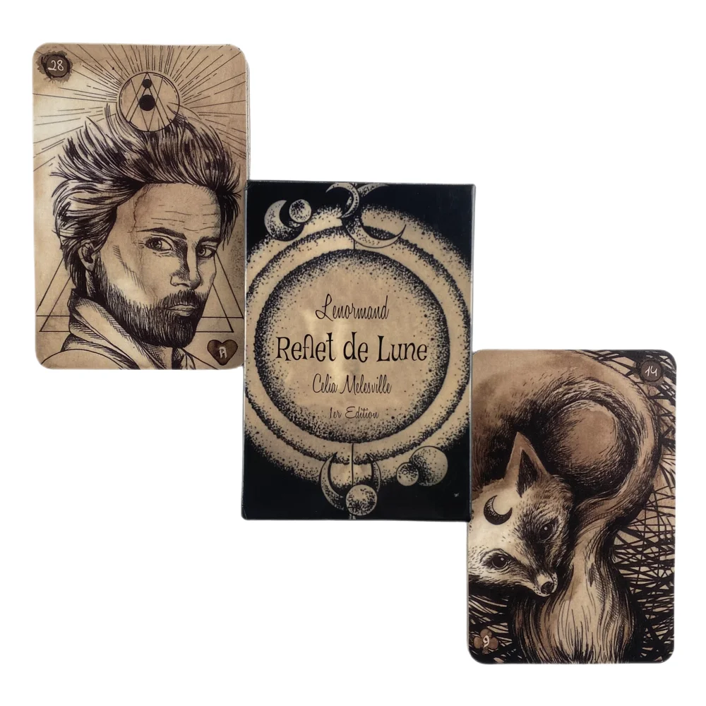 Reflet De Lune Lenormand The Scrying Ink Lenormand Rainhas do Fogo Lenormand tarot oracle deck