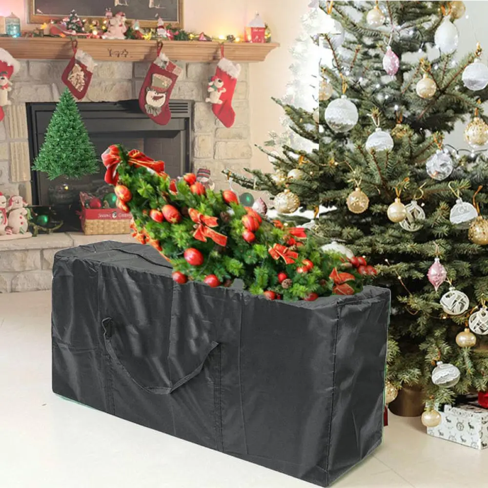 Large Garden Furniture Storage Bag Waterproof Oxford Fabric Protector For Outdoor Cushions And Holiday Decorations
